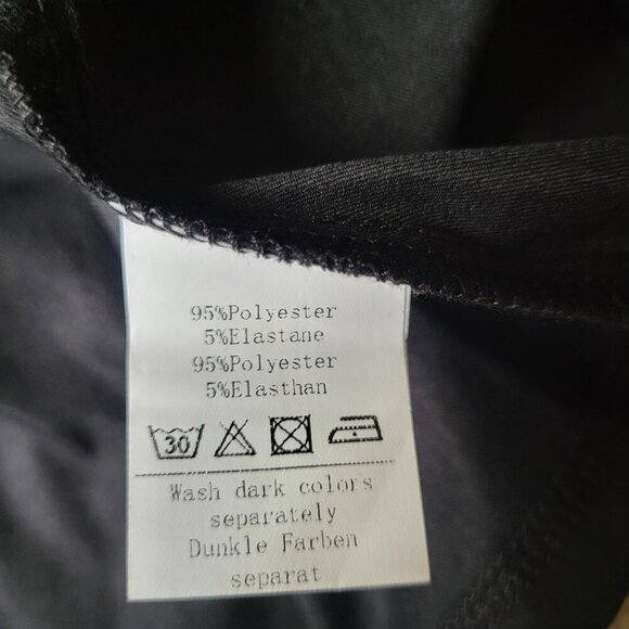 Women’s Kancy Kole High Waist A-Line Skirt – Size L – Black – NWT - Picture 7 of 9